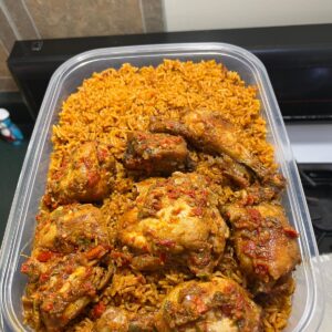 Nigerian Jollof rice in scarborough - Toronto