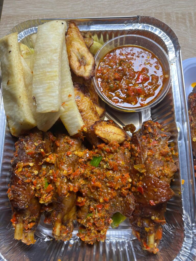 Nigerian yam and pepper tomato sauce in Scarborough