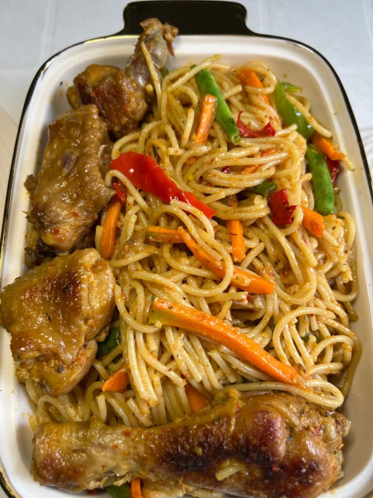Nigerian jollof pasta in Scarborough